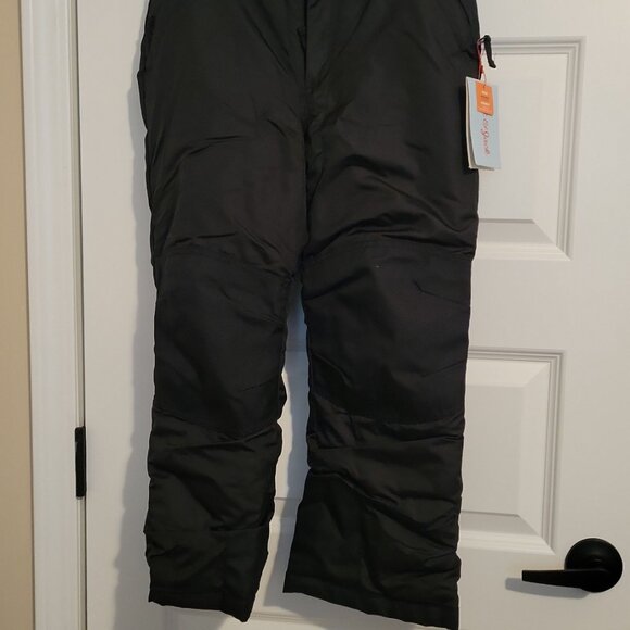 Boys or Girls Black Snow Pants Size M NWT Cat & Jack - Picture 2 of 5